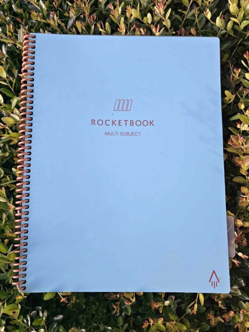 Rocketbook Multi Subject Reusable Smart Notebook Light Blue Copper Spiral Lined